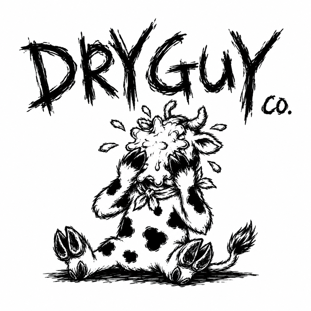 DRY GUY Co. — full brand logo with mascot